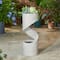 Glitzhome® 31" Curving Shaped Outdoor Fountain with LED Light